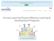 Tablet Screenshot of envisialearning.com